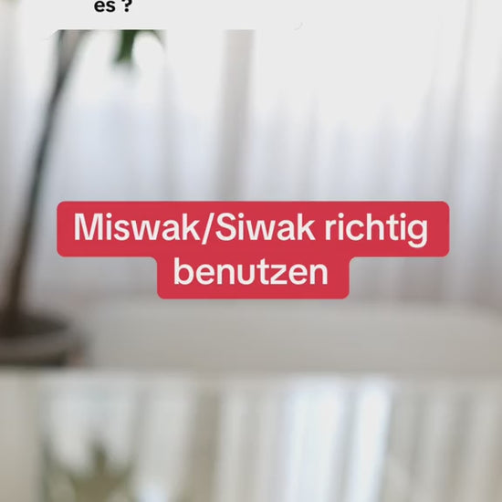 Miswak richtig benutzen